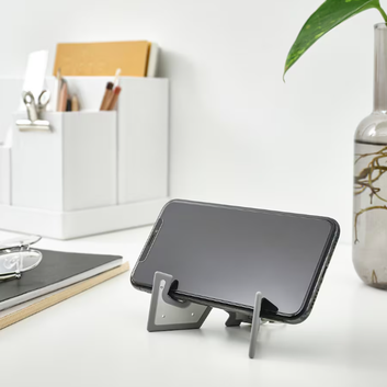 Holder for mobile phone, grey