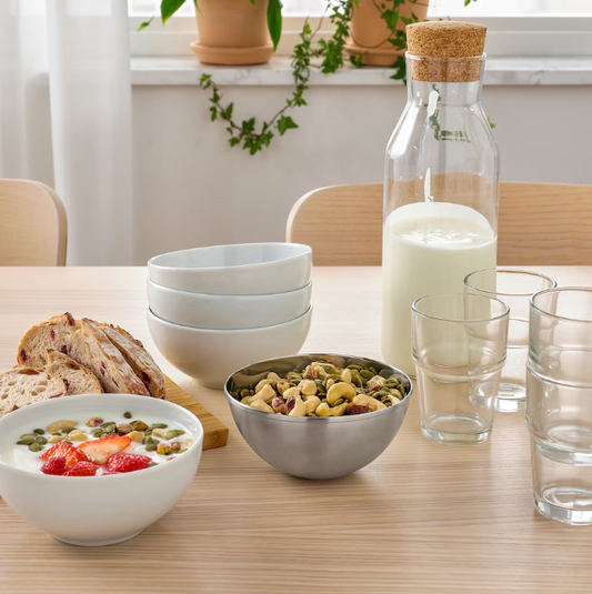 IKEA BLANDA BLANK Serving bowl, stainless steel, 12 cm