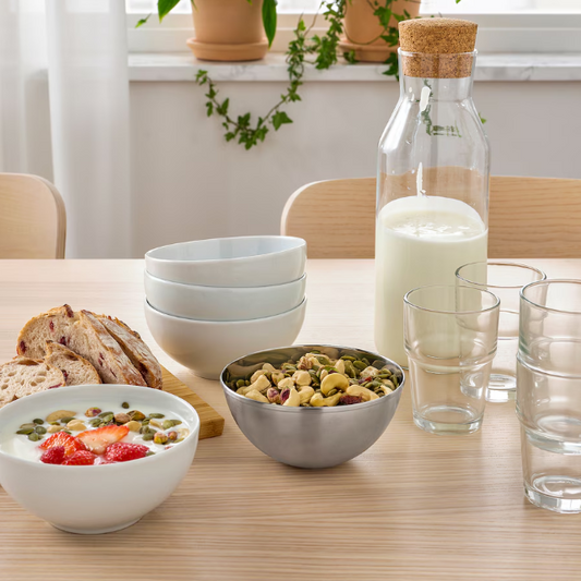 IKEA BLANDA BLANK Serving bowl, stainless steel, 12 cm