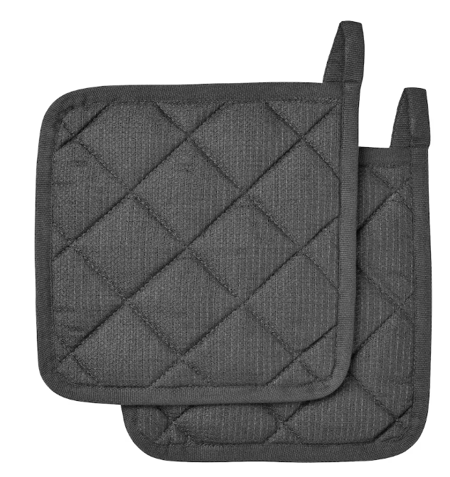 IKEA Pot holder, grey, 21x21 cm