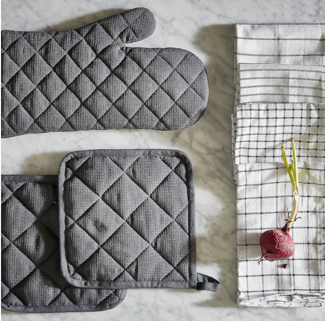 IKEA Pot holder, grey, 21x21 cm