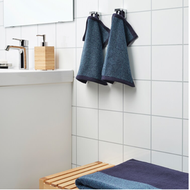 IKEA Washcloth, dark blue/mélange, 30x30 cm
