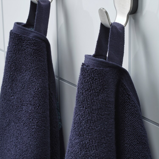 IKEA Washcloth, dark blue/mélange, 30x30 cm