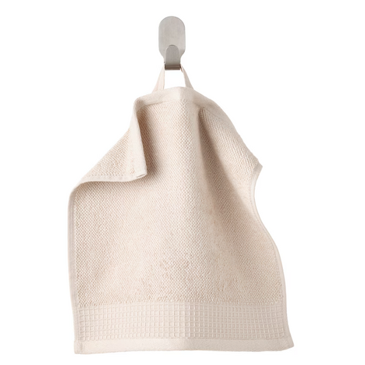IKEA Washcloth, light grey/beige, 30x30 cm