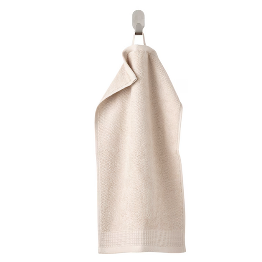 IKEA Guest towel, light grey/beige, 30x50 cm