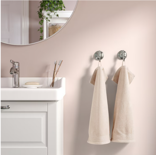 IKEA Guest towel, light grey/beige, 30x50 cm