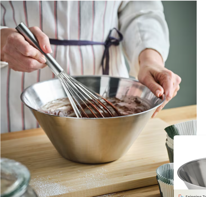 Mixing bowl, stainless steel, 4 l