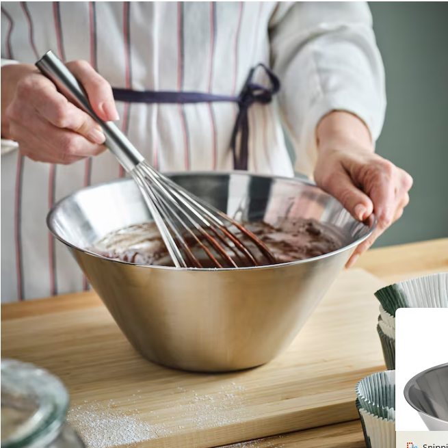 IKEA Mixing bowl, stainless steel, 4 l