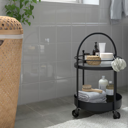 IKEA Trolley, black, 55x35 cm