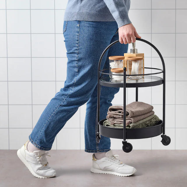 IKEA Trolley, black, 55x35 cm