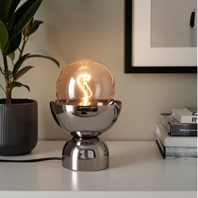 IKEA Table lamp, nickel-plated
