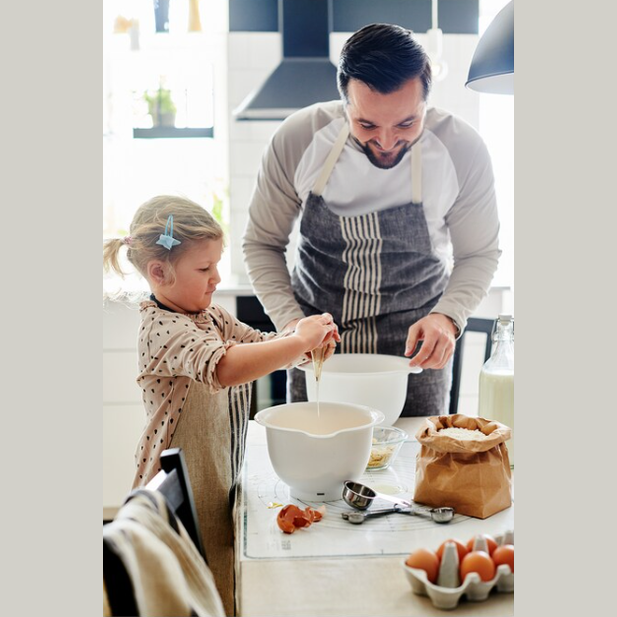 IKEA Mixing bowl, set of 2, white