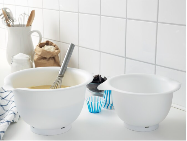 IKEA Mixing bowl, set of 2, white