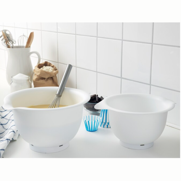 IKEA Mixing bowl, set of 2, white