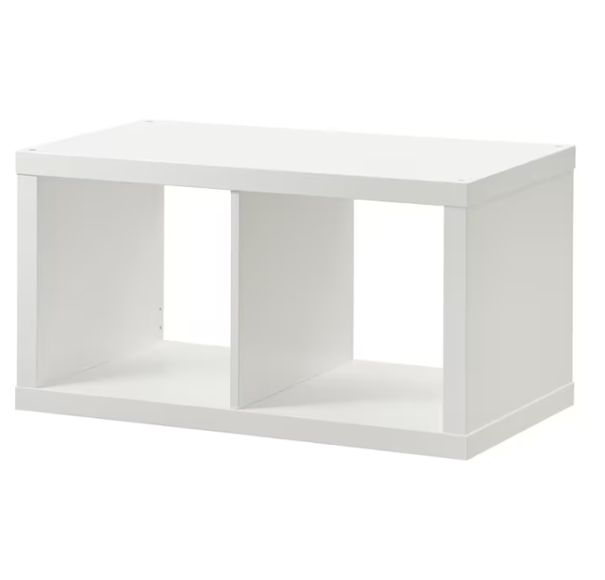 KALLAX Shelving unit, white, 77x41 cm