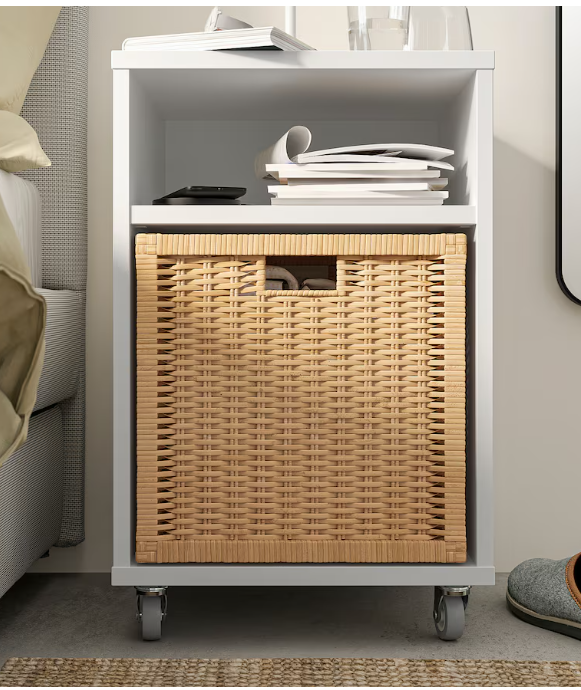 IKEA BRANÄS Basket, rattan, 32x34x32 cm