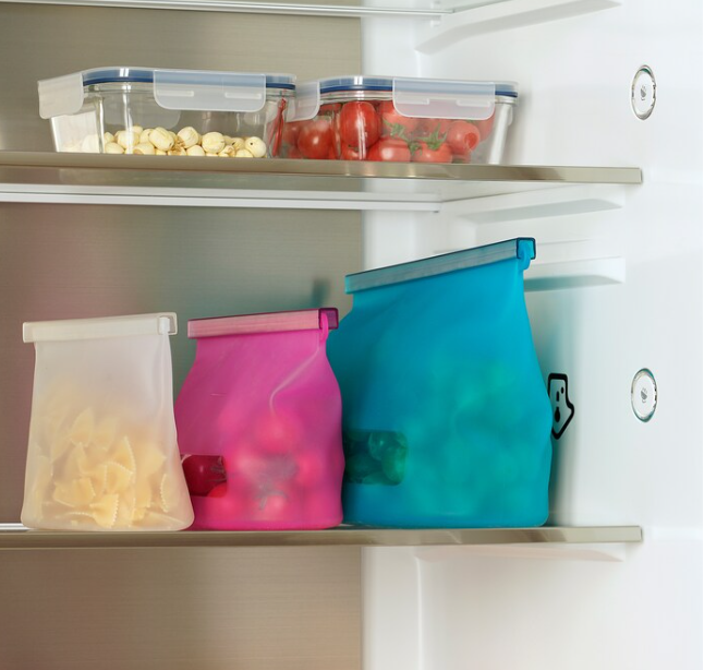 3-piece resealable bag set, multicolour, 1.0/1.2/2.5 l