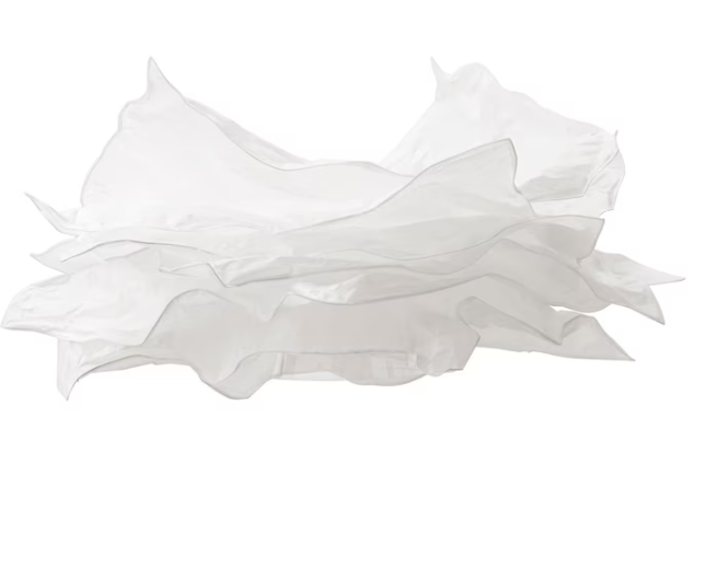 IKEA KRUSNING Pendant lamp shade, white, 43 cm