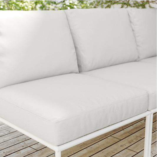 FRÖSÖN/DUVHOLMEN Back cushion, outdoor, beige, 62x44 cm