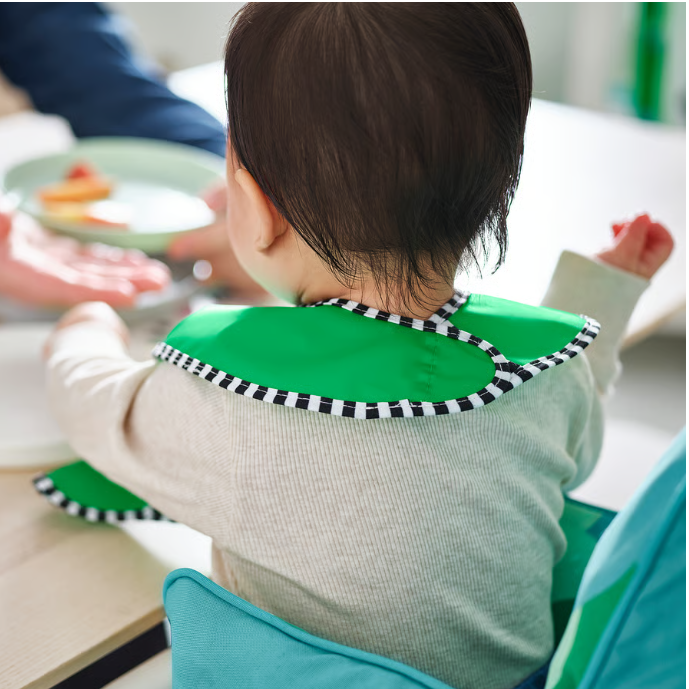 IKEA GRÖNFINK Bib, green/yellow