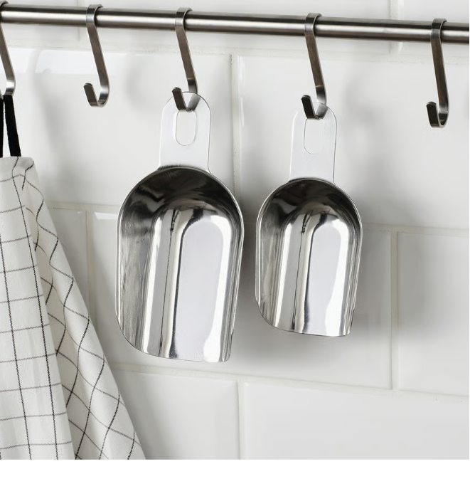 IKEA 365+ Scoop set of 2, metal