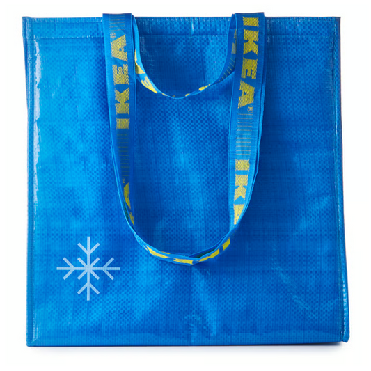 IKEA FRAKTA Cool bag, blue, 38x40 cm