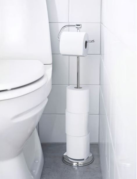 IKEA BALUNGEN Toilet roll holder, chrome-plated