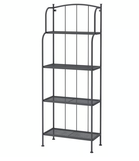 IKEA LÄCKÖ Shelving unit, outdoor, grey, 61x160 cm
