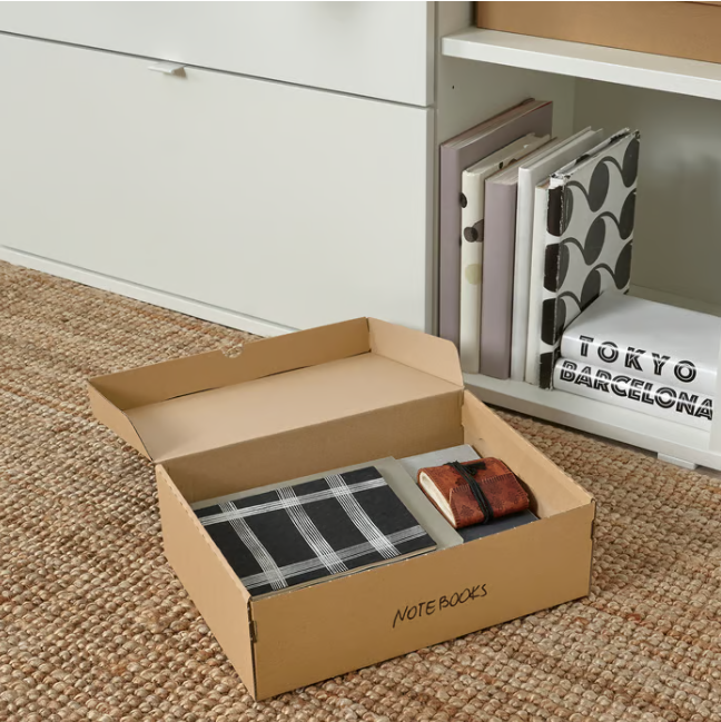 IKEA VATTENTRÅG Box with lid, 32x23x10 cm