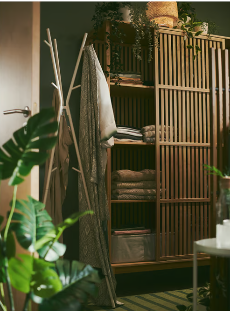 IKEA EKRAR Hat and coat stand, white, 169 cm