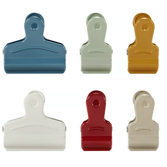 IKEA LJUNGJORDFLY Sealing clip, set of 6, multicolor