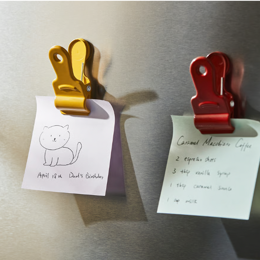 IKEA LJUNGJORDFLY Sealing clip, set of 6, multicolor