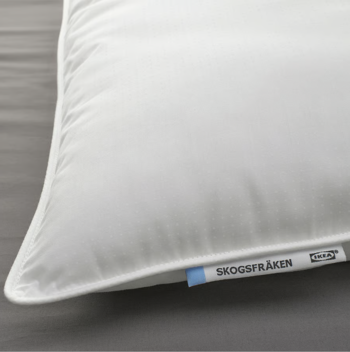 IKEA SKOGSFRÄKEN Pillow, low, 50x80 cm