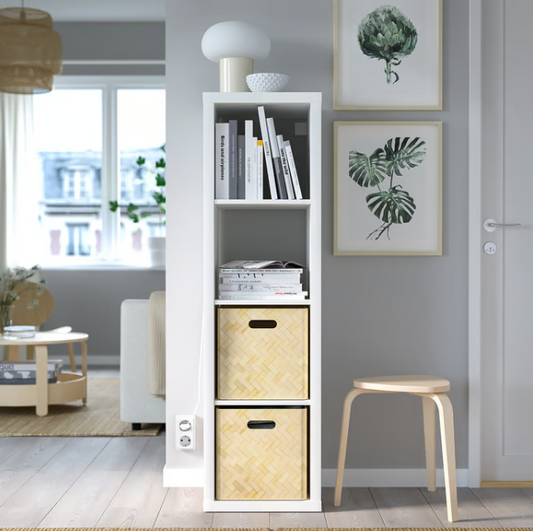 IKEA KALLAX Shelving unit, white, 42x147 cm