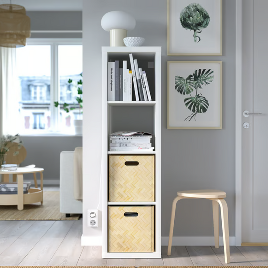 IKEA KALLAX Shelving unit, white, 42x147 cm