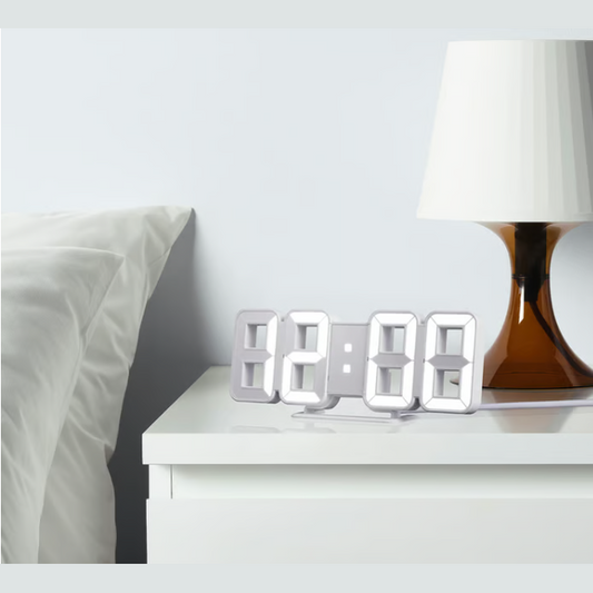 IKEA NOLLÅTTA Alarm clock, white