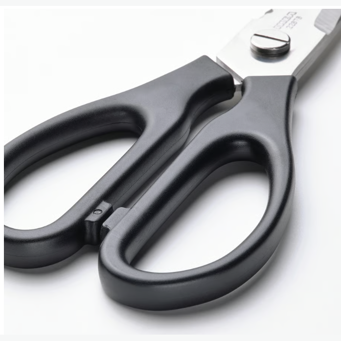 IKEA SVARTFISK Kitchen scissors, stainless steel/black