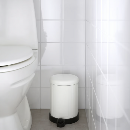 IKEA TOFTAN Waste bin, white, 4 l