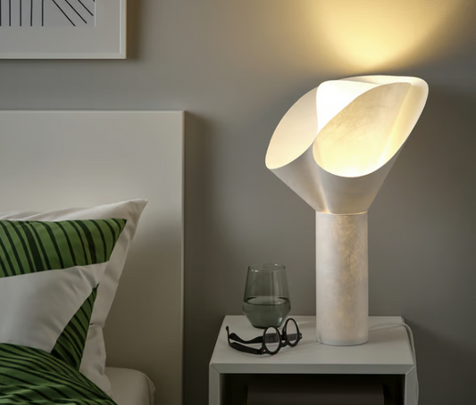 IKEA BÄCKNATE Table lamp, white, 50 cm