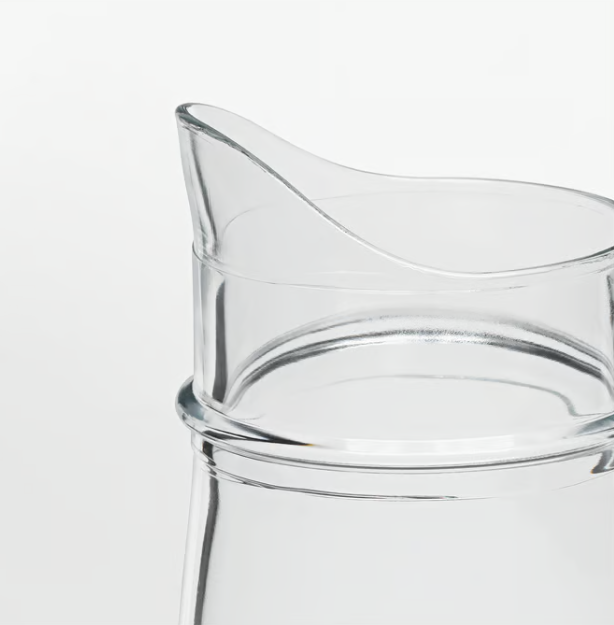 IKEA TILLBRINGARE Jug, clear glass, 1.7 l