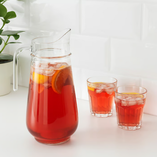 IKEA TILLBRINGARE Jug, clear glass, 1.7 l