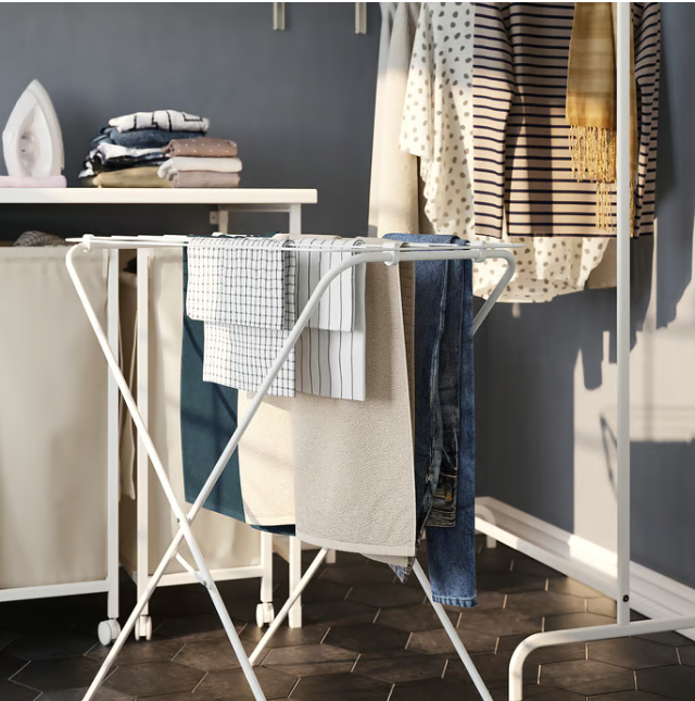 IKEA JÄLL Drying rack, in/outdoor, white