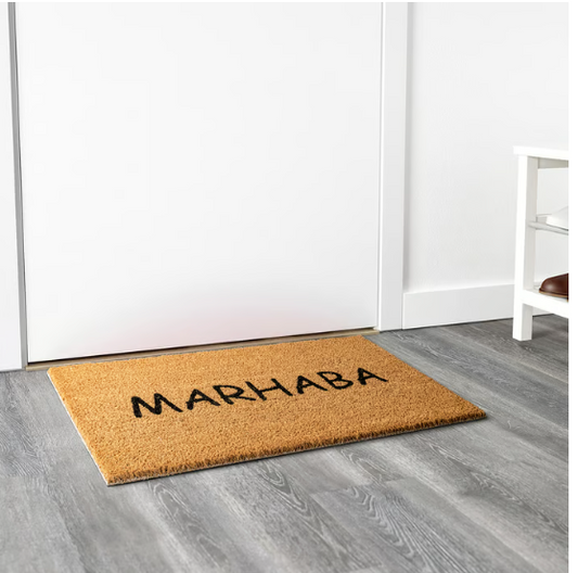 IKEA DONSLUND Door mat, natural, 40x70 cm