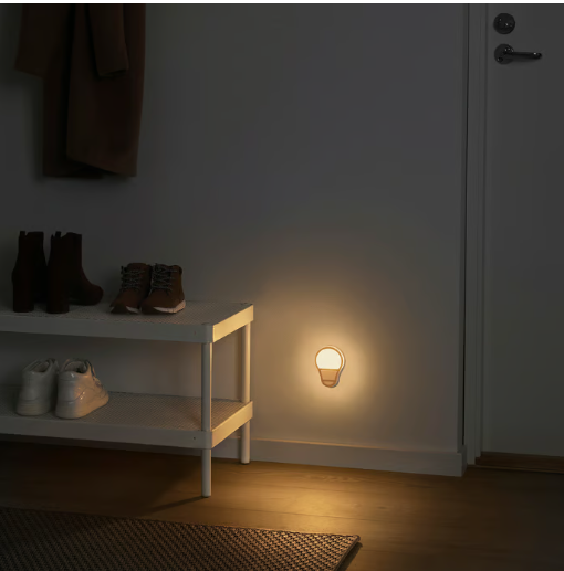 IKEA ANKARLÄGG LED nightlight with sensor, battery-operated