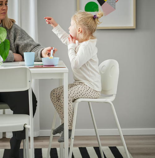 IKEA VILDGĂ…S Junior chair, white/white