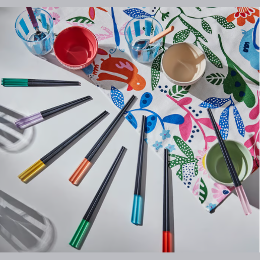 IKEA ÅRFENHAJ Chopsticks 8 pairs, multicolour