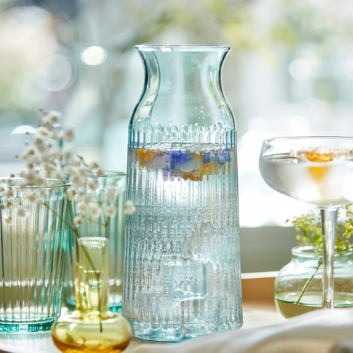IKEA SMÖRFISK Carafe, light turquoise, 1.0 l