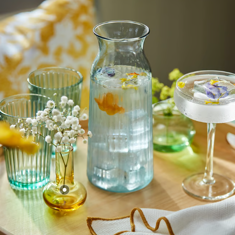 IKEA SMÖRFISK Carafe, light turquoise, 1.0 l