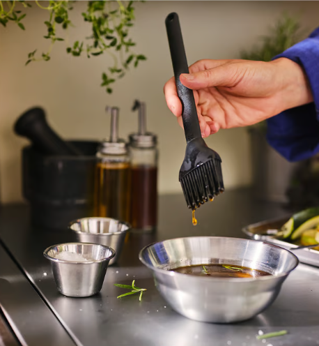 IKEA GRILLTIDER Barbecue brush, silicone