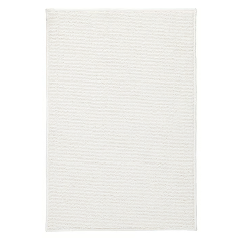 IKEA FINTSEN Bath mat, white, 40x60 cm